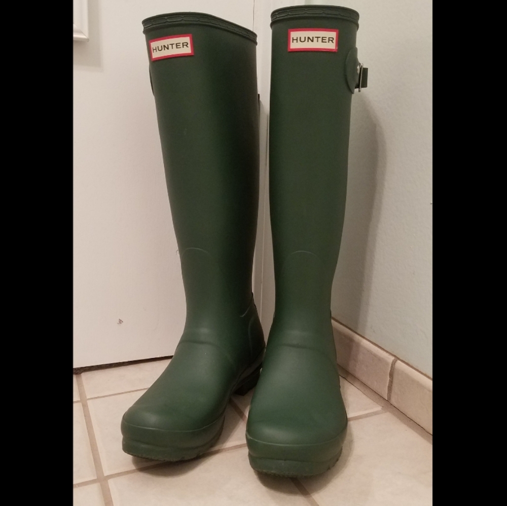 Green Hunter Boots